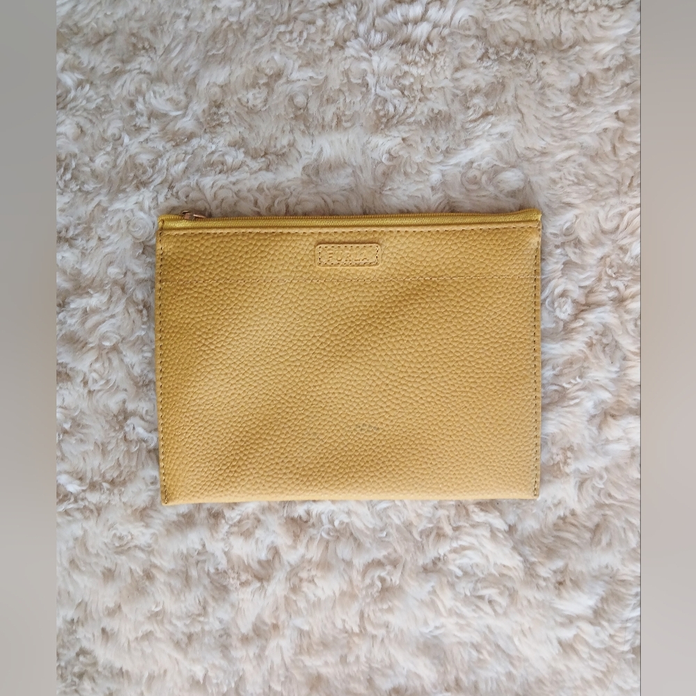 💎 FURLA x Eva Air Amenity Kit Travel Makeup Bag Pouch